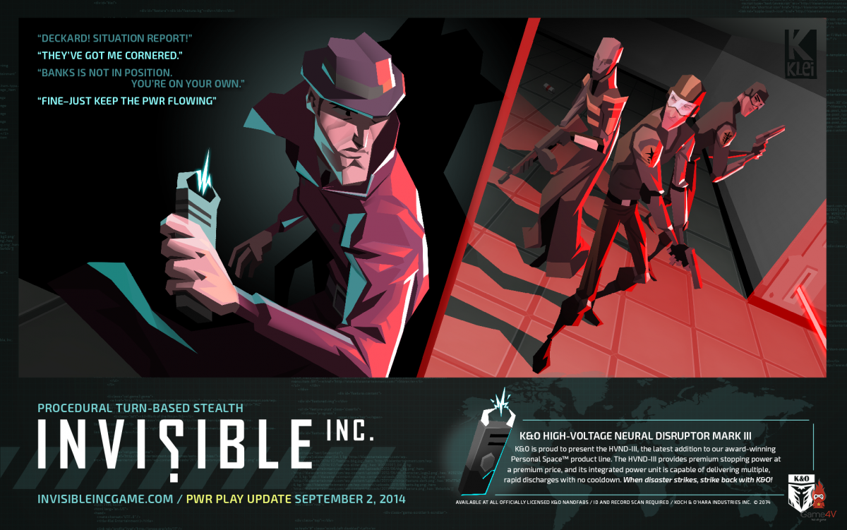 Invisible Inc. chia tay Steam, kết đôi cùng PS4