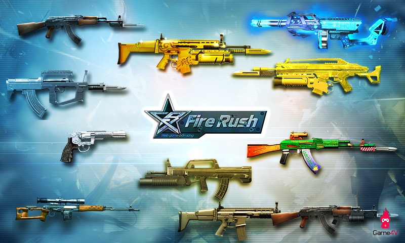 Fire Rush – Cùng xem tướng số xạ thủ qua việc chọn súng