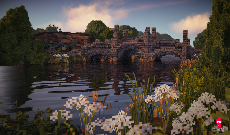 Minecraft tái hiện làng người lùn Hobbit đẹp không tì vết