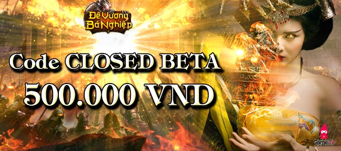 Game4V tặng 500 giftcode Đế Vương Bá Nghiệp nhân dịp Closed Beta