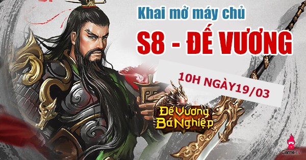 Game4V tặng 500 giftcode Đế Vương Bá Nghiệp mừng server mới