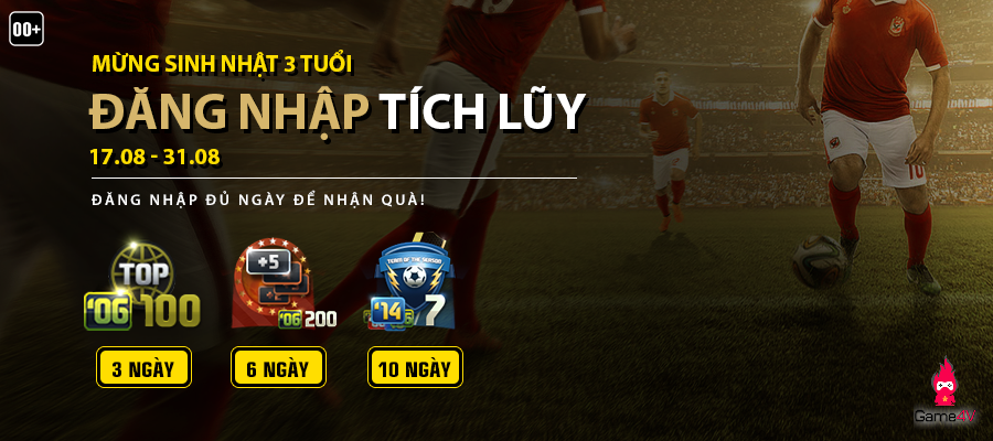 FIFA Online 3 Việt Nam đang phát code quà tặng sinh nhật 3 tuổi, bạn đã  nhận được chưa?