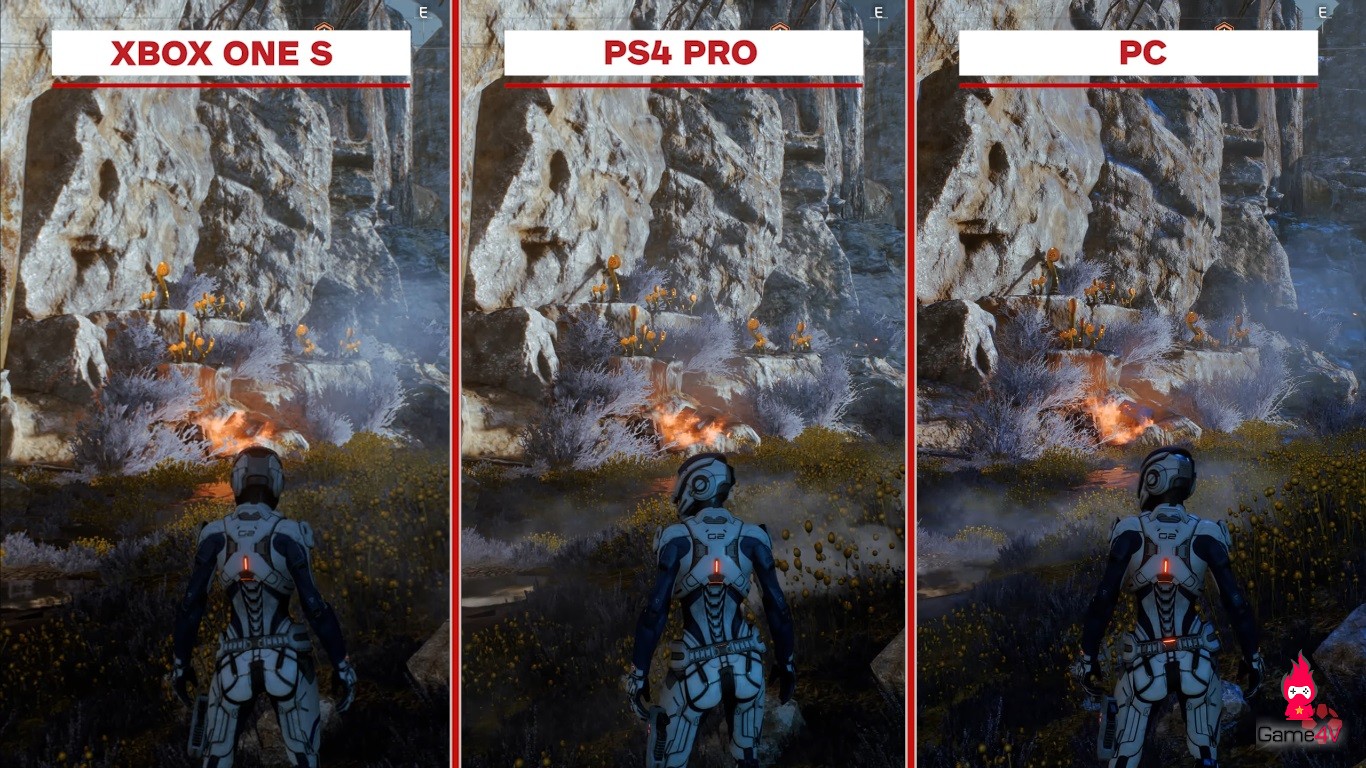 Săm soi Đồ họa Mass Effect Andromeda bản PC vs PS4 Pro vs Xbox One S.
