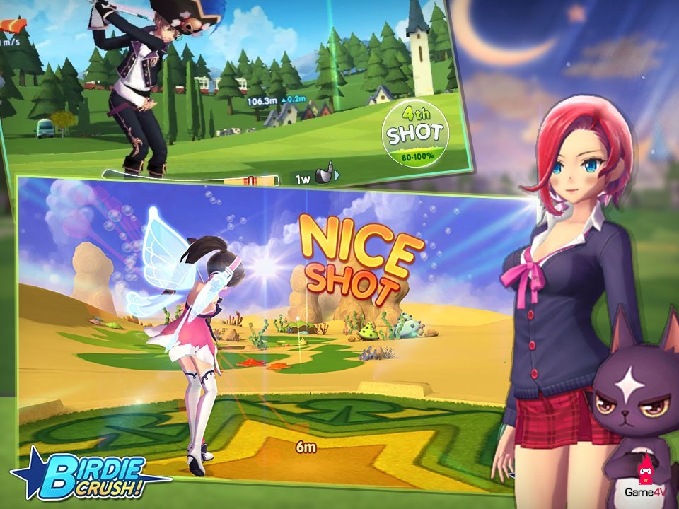 Com2uS hé lộ những hình ảnh mới nhất về tựa game đánh Golf đỉnh cao “Birdie Crush”