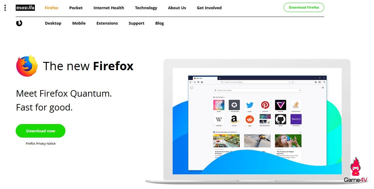 Firefox chính thức lên phiên bản 57.0 Quantum, thay đổi giao diện và hàng loạt tối ưu hệ thống