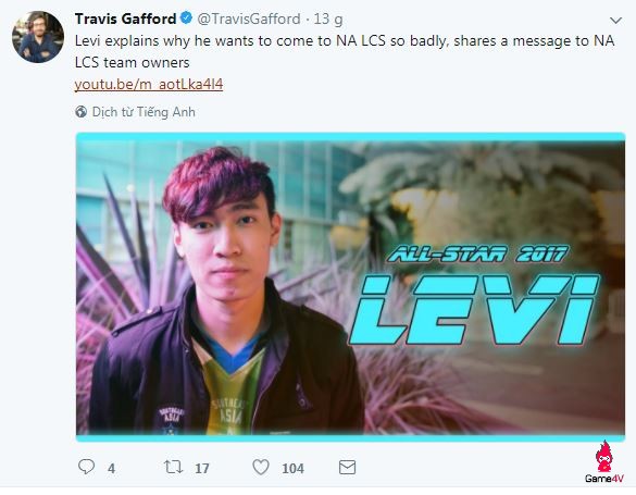 LMHT: HLV Tinikun tiết lộ có 2 đội tuyển Bắc Mĩ liên hệ, Levi sẽ xuất ngoại ?