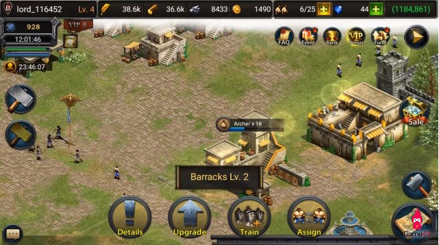 Empires War - Phiên bản mobile của Đế chế với lối chơi thủ thành