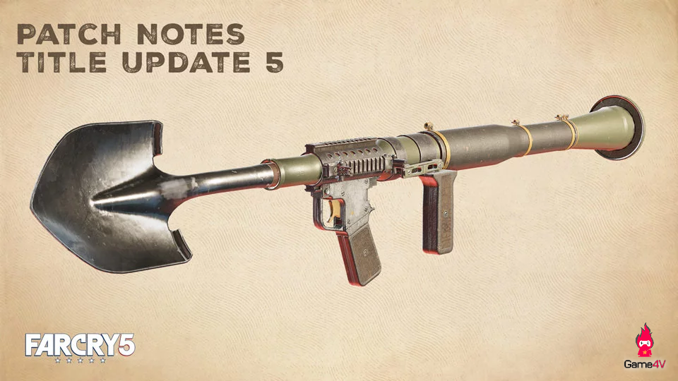 Far Cry 5 vừa ra mắt súng bắn... xẻng