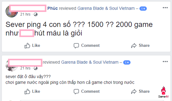 Game thủ Blade & Soul Việt lại kêu trời với tình trạng... Ping 4 chữ số