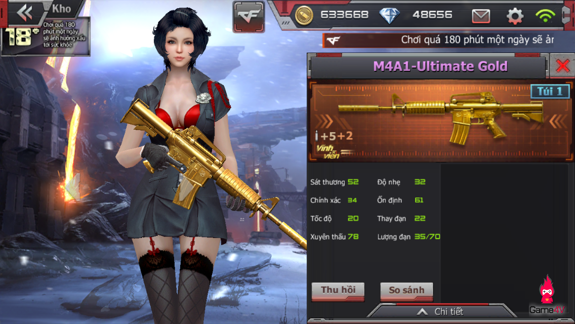[CFL] Quà tặng hôm nay: M4A1-Ultimate Gold