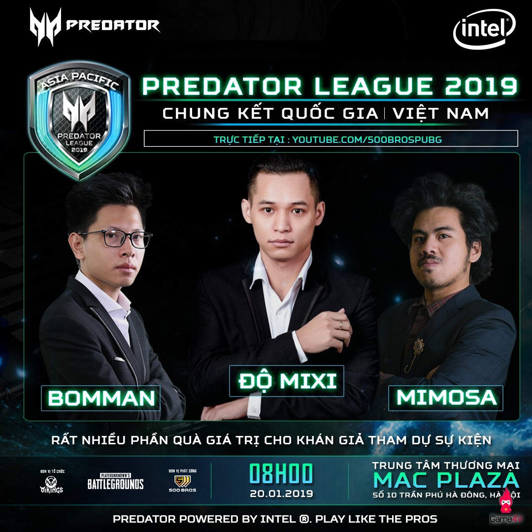Vòng chung kết Predator League 2019 - Ngày hội của cộng đồng PUBG Việt Nam