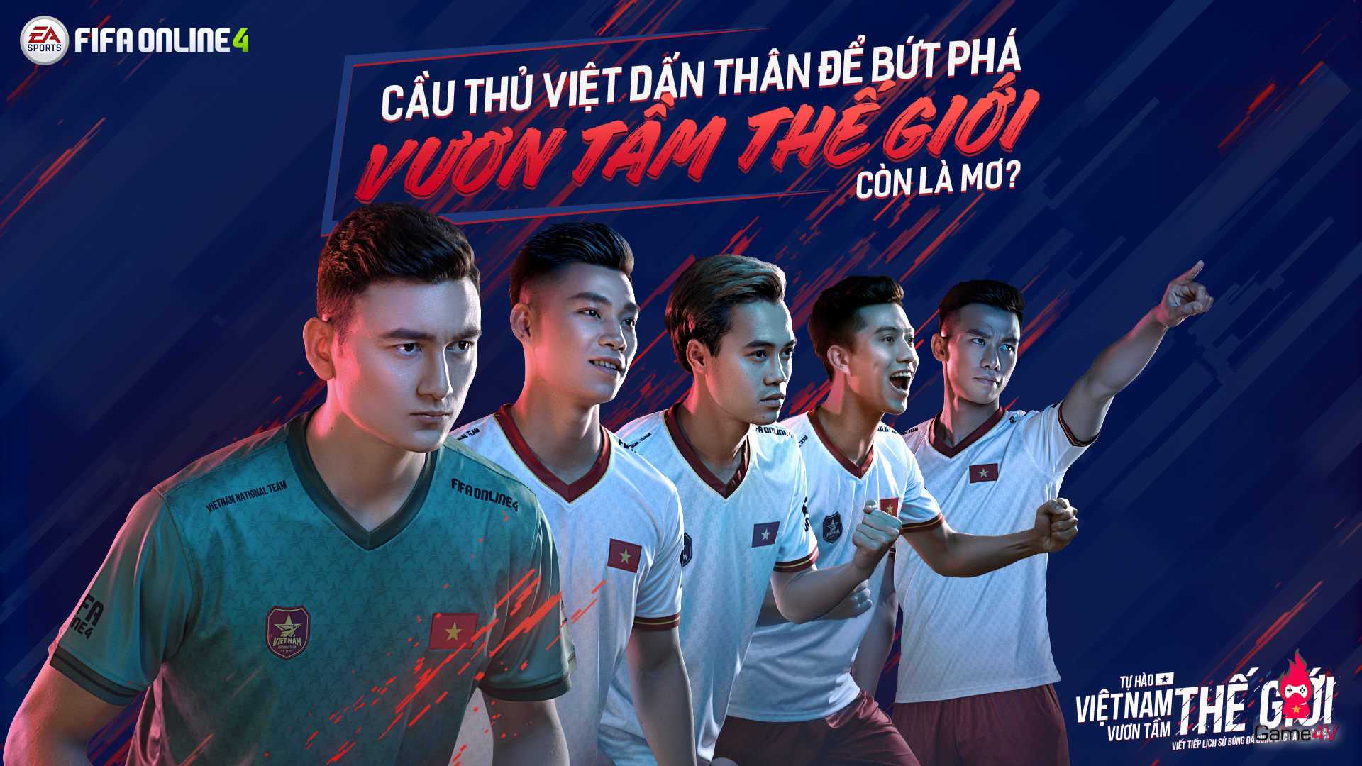 Thêm 5 cầu thủ đội tuyển Việt Nam xuất hiện trong tựa game FIFA Online 4