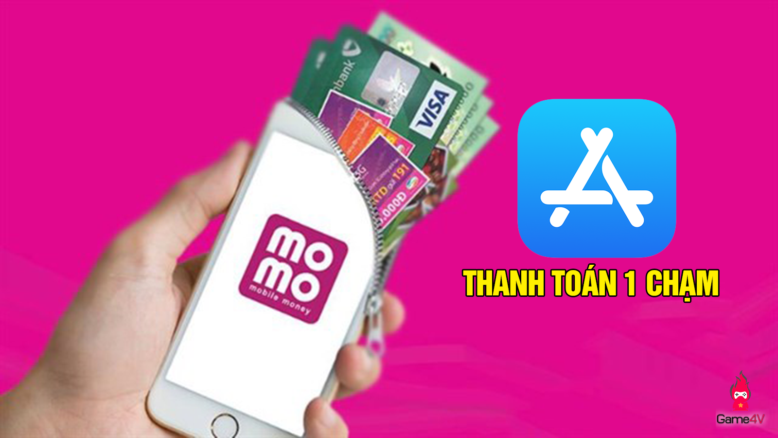 Tin vui cho game thủ, ví Điện tử MoMo đã có thể thanh toán trực tiếp 1 chạm với App Store