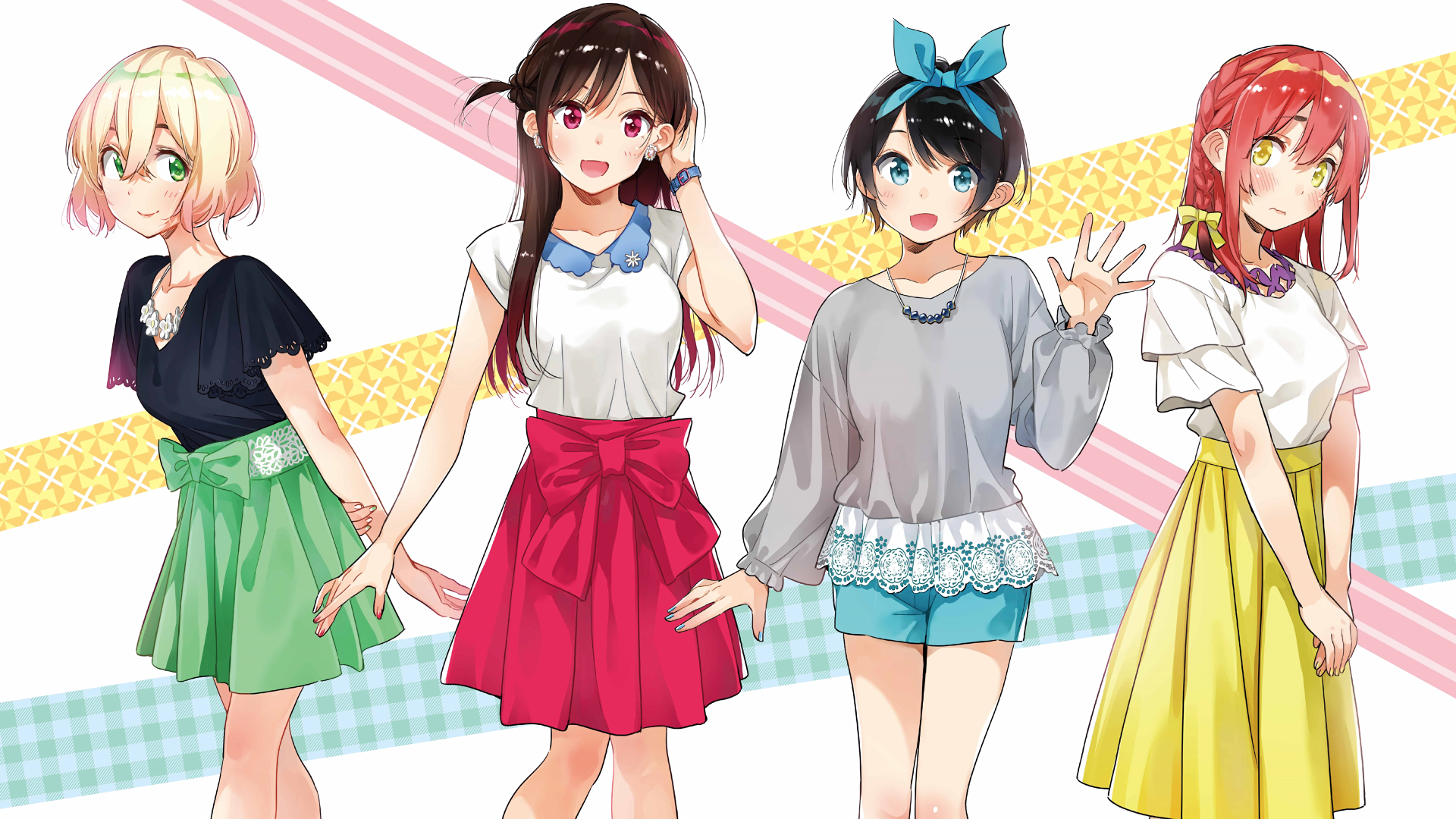 Anime girls, portrait display, original characters, anime, Kanojo,  Okarishimasu (Rent-a-Girlfriend), HD phone wallpaper | Peakpx