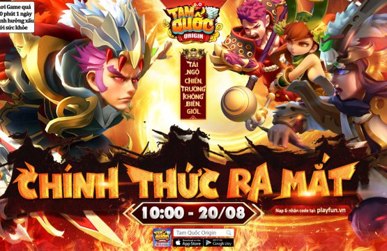 Tưng bừng những ưu đãi cực phẩm nhân dịp Tam Quốc Origin chính thức trình làng game thủ Việt