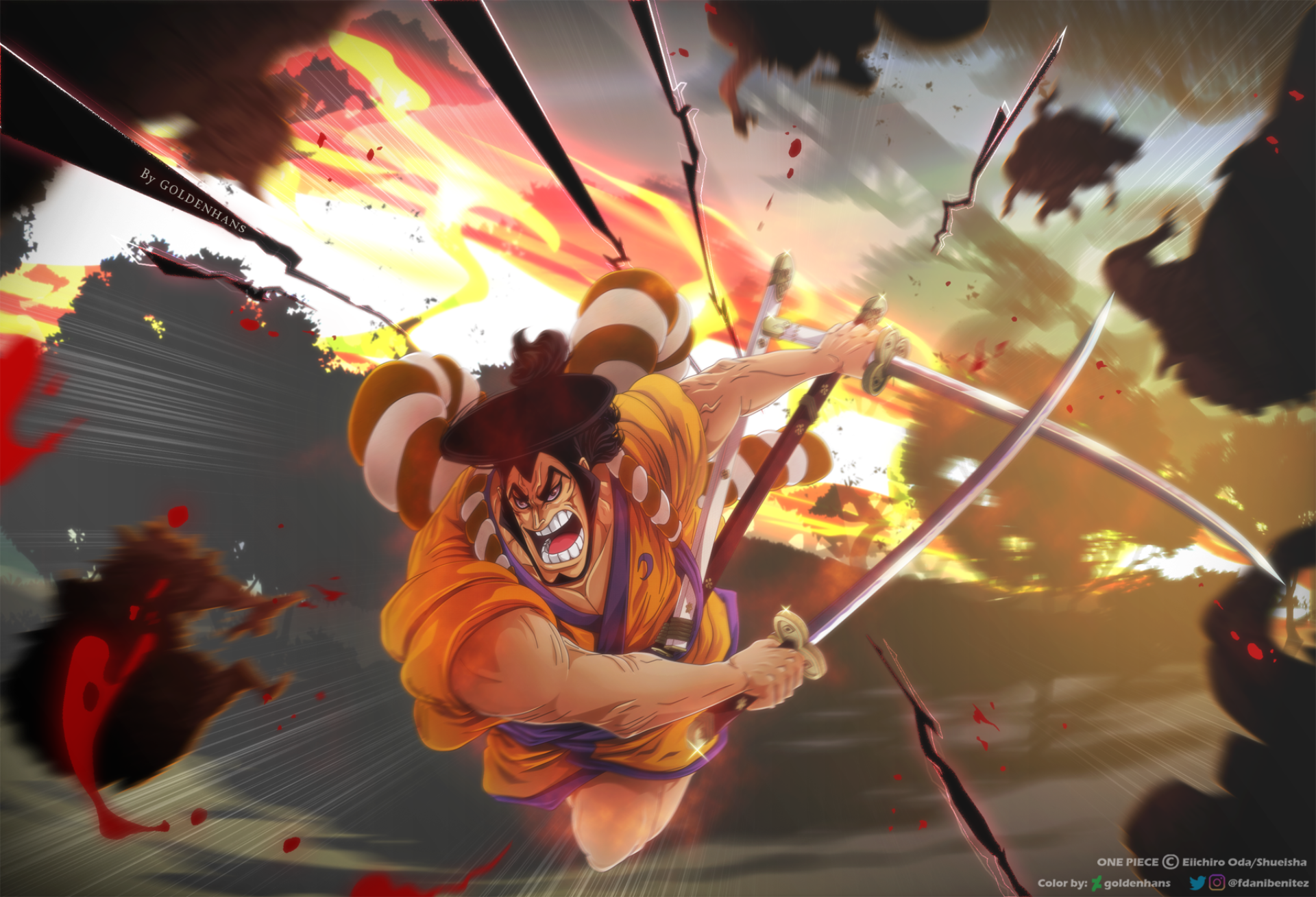 One Piece: Nếu Oden không bị gài bẫy thì liệu ông có đủ sức hạ Kaido?