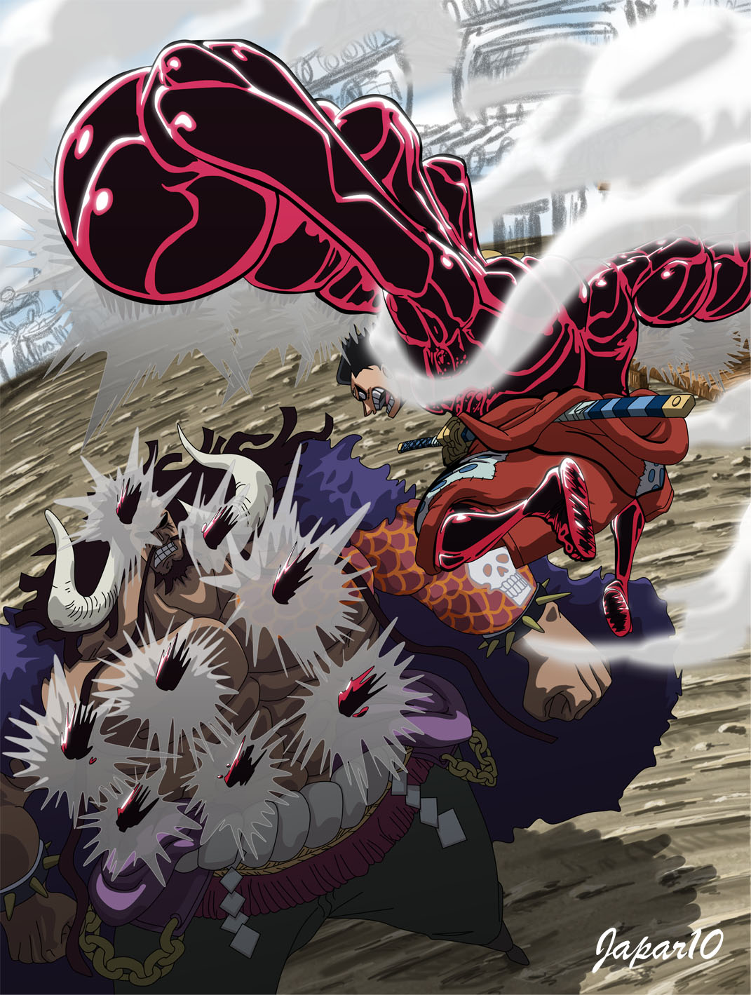 One Piece 1003 Spoiler: Hình dạng mới của Kaido, CP-0 xuất hiện