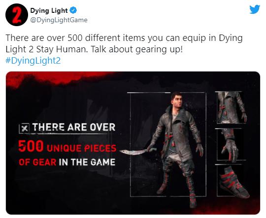 Dying Light 2 sẽ có hơn 500 trang thiết bị khác nhau để người chơi trang bị