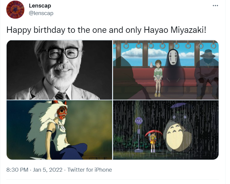 Các fan hâm mộ Ghibli gửi lời chúc sinh nhật lần thứ 81 đến Miyazaki Hayao