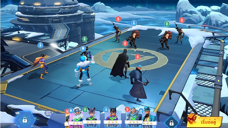 Game có cơ chế chiến đấu theo lượt với đội hình tập hợp các siêu anh hùng Marvel