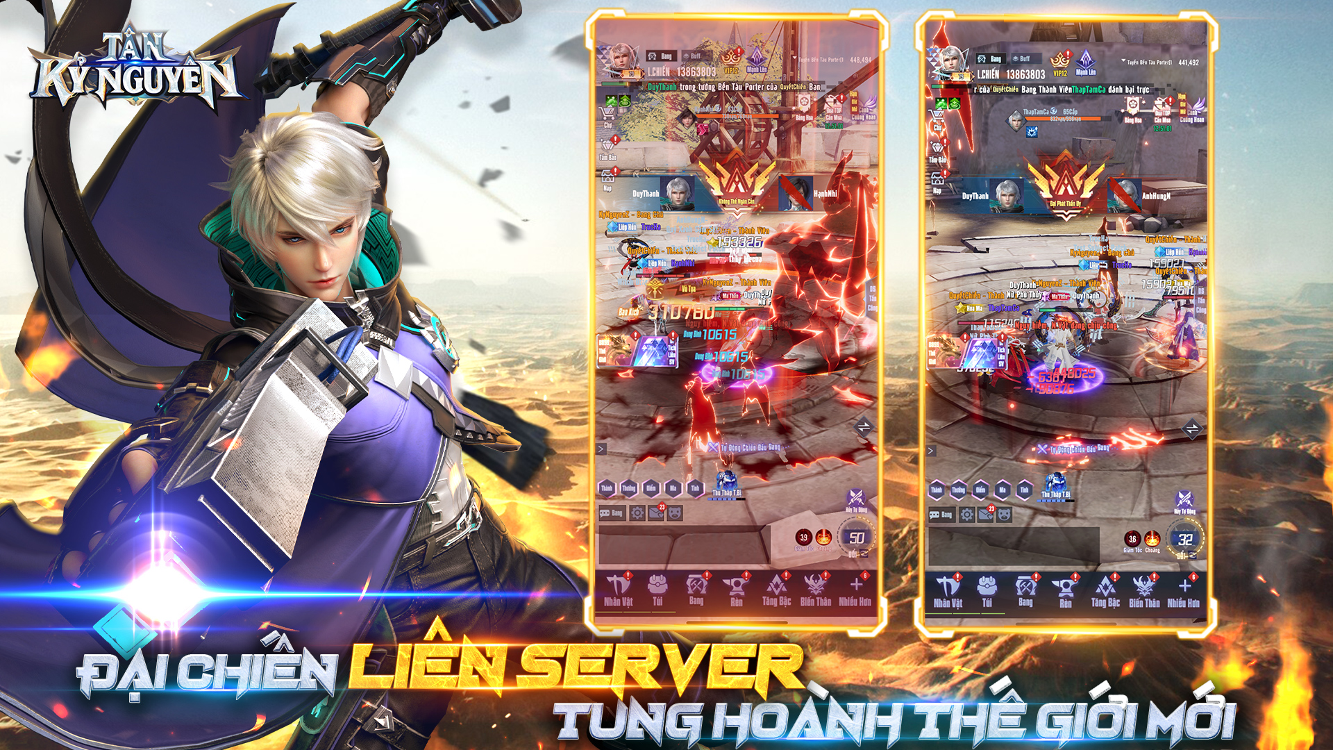 Tân Kỷ Nguyên – Game MMORPG màn hình dọc sắp phát hành tại Việt Nam