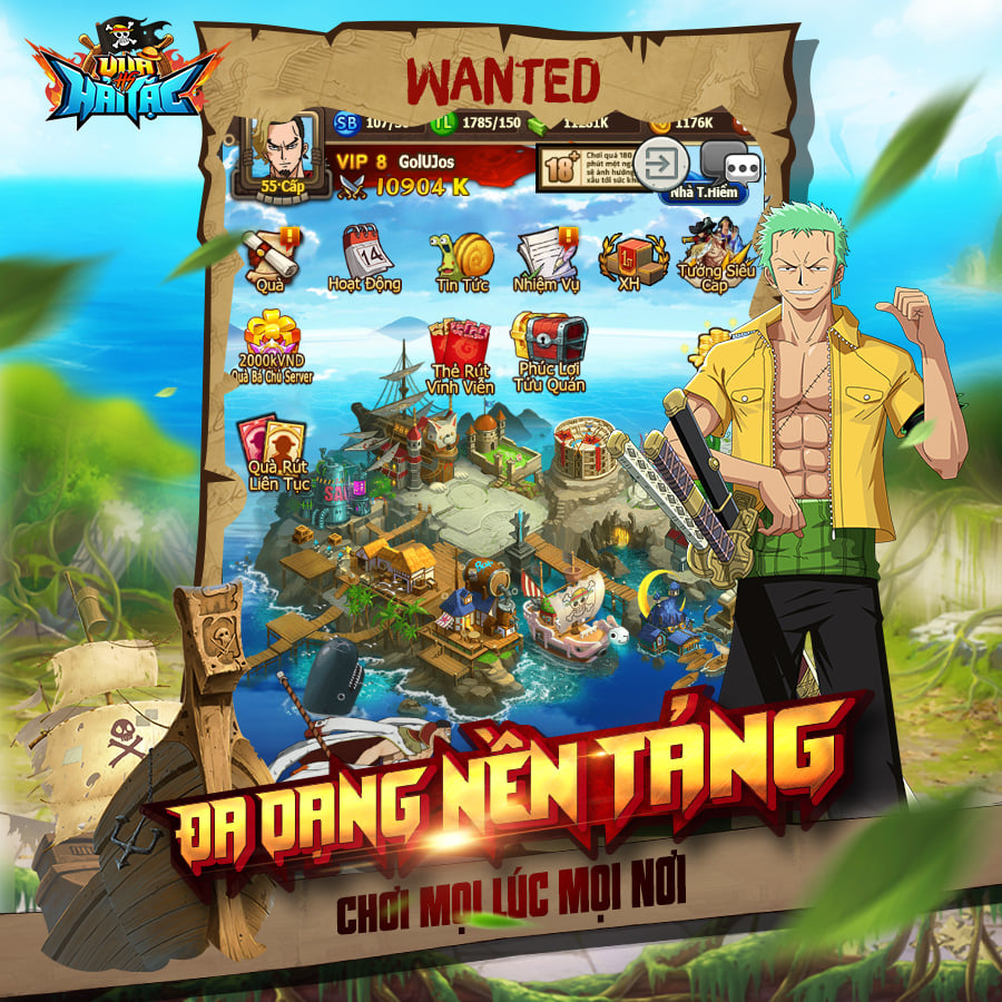 Vua Hải Tặc CMN – Game chiến thuật về One Piece sắp được CMN phát hành tại Việt Nam