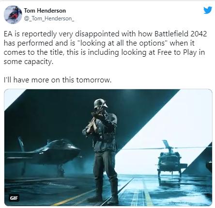 EA ‘rất thất vọng’ với Battlefield 2042 và đang xem xét mở cửa miễn phí tựa game?