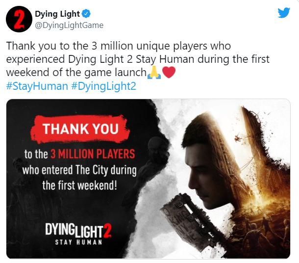 Dying Light 2 có được hơn 3 triệu người chơi chỉ trong tuần ra mắt đầu tiên