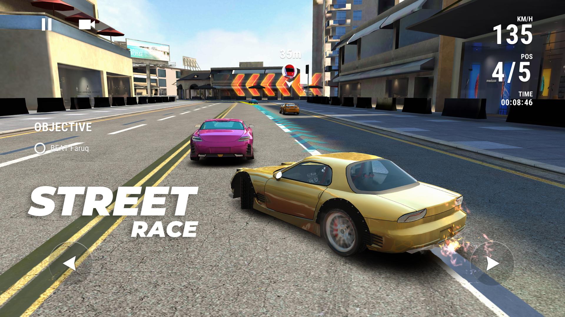 Những cuộc đua đường phố hấp dẫn trong Race Max Pro