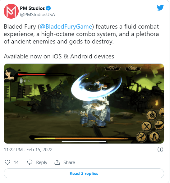 Bladed Fury game đi cảnh 2D hiện đã có mặt trên Android và iOS