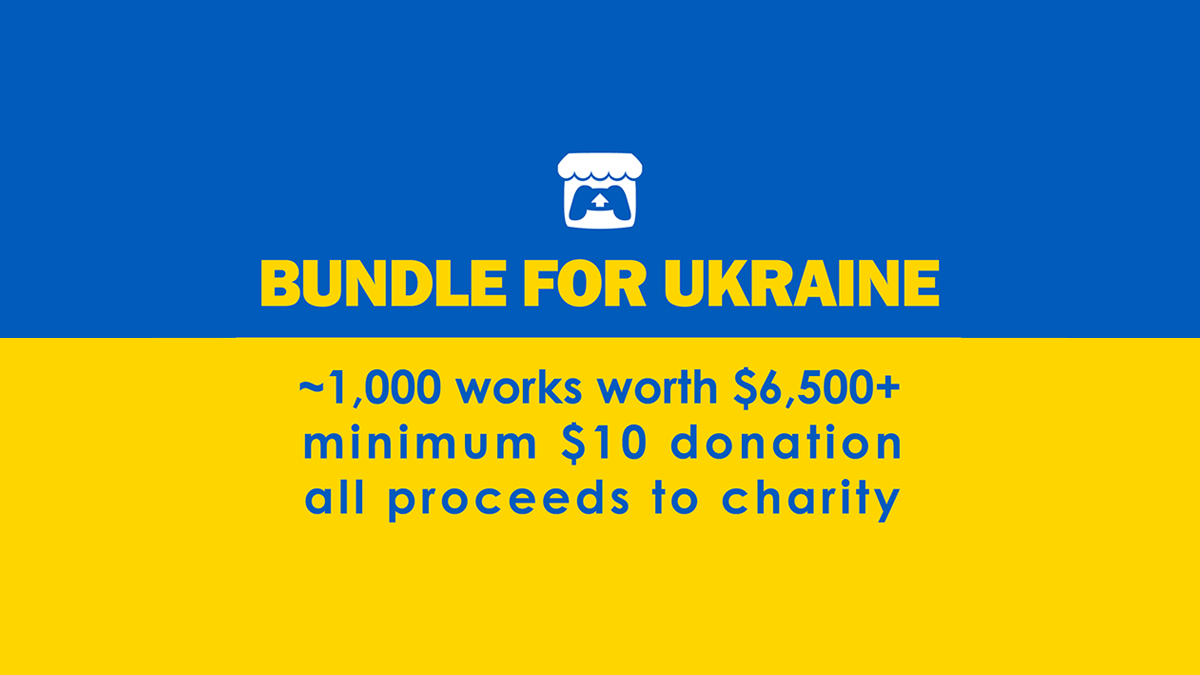 Itch.io phát hành ‘Bundle For Ukraine’ chứa gần 1.000 tựa game và có giá chỉ từ 10 đô la