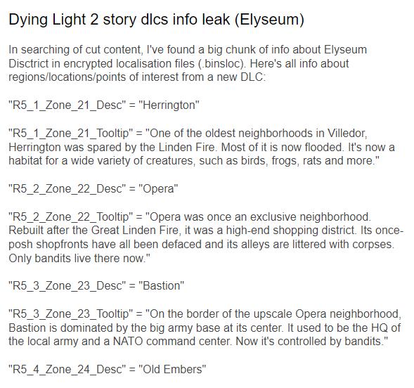 Dying Light 2 rò rỉ dữ liệu hé lộ về việc ra mắt DLC cốt truyện