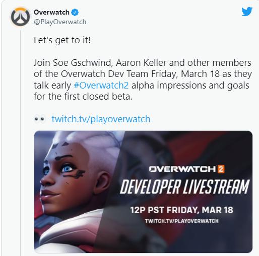 Overwatch 2 sẽ có thêm các thông tin mới sau một thời gian dài im lặng