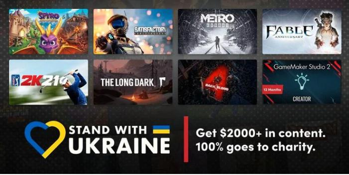 Humble Bundle thu được gần 200 tỷ đồng với gói trò chơi ‘Stand with Ukraine’