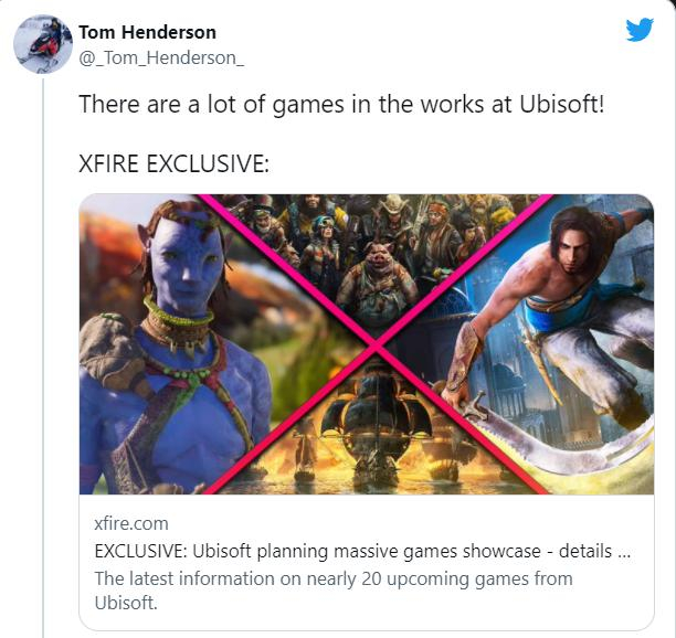 Ubisoft đang có hơn 20 trò chơi chuẩn bị được công bố?