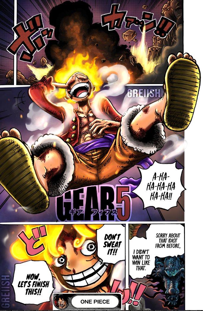 Luffy Gear 5 sức mạnh mới - một cột mốc đáng nhớ trong One Piece. Hãy xem hình ảnh này để đón xem sự nâng cấp đáng kinh ngạc của Luffy. Với sức mạnh mới này, Luffy đã vượt qua rất nhiều thử thách và thành công trong những nhiệm vụ khó khăn. Hãy cùng xem hình ảnh này để tìm hiểu thêm về nhân vật yêu thích của bạn.