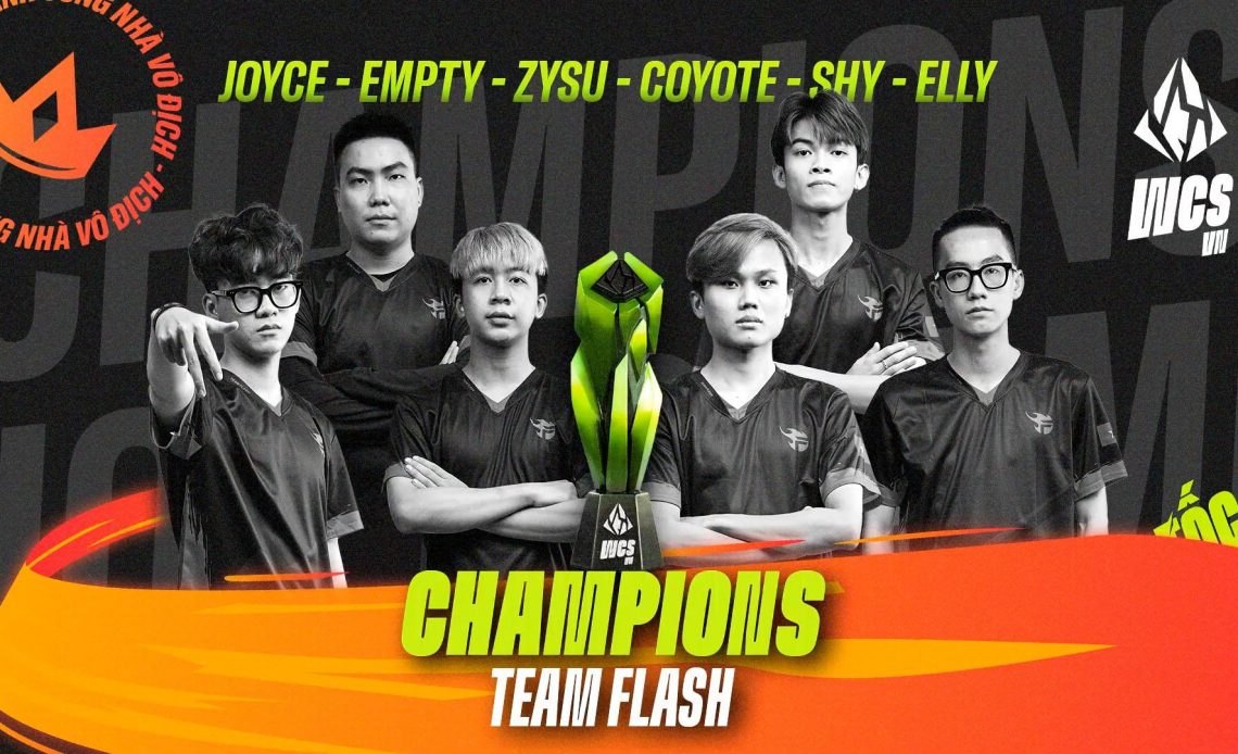 Đánh bại CES tại WCS VN 2022, Team Flash trở thành nhà vô địch LMHT: Tốc Chiến VN