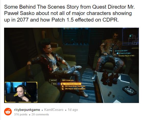 CD Projekt Red cho biết vẫn còn ‘công việc phải hoàn thành’ trên Cyberpunk 2077