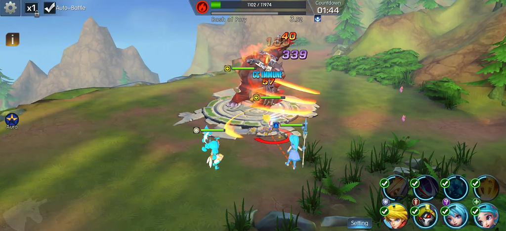 Đến với Elemental Titans, người chơi sẽ được trải nghiệm một nền đồ họa 3D đầy sinh động