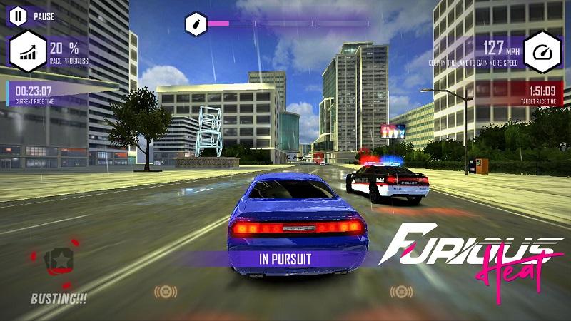 Furious Heat Racing - game đua xe hấp dẫn vừa được phát hành cho Android.