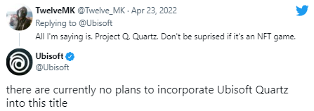Ubisoft cho biết Project Q được công bố gần đây sẽ không có NFT hoặc Quartz