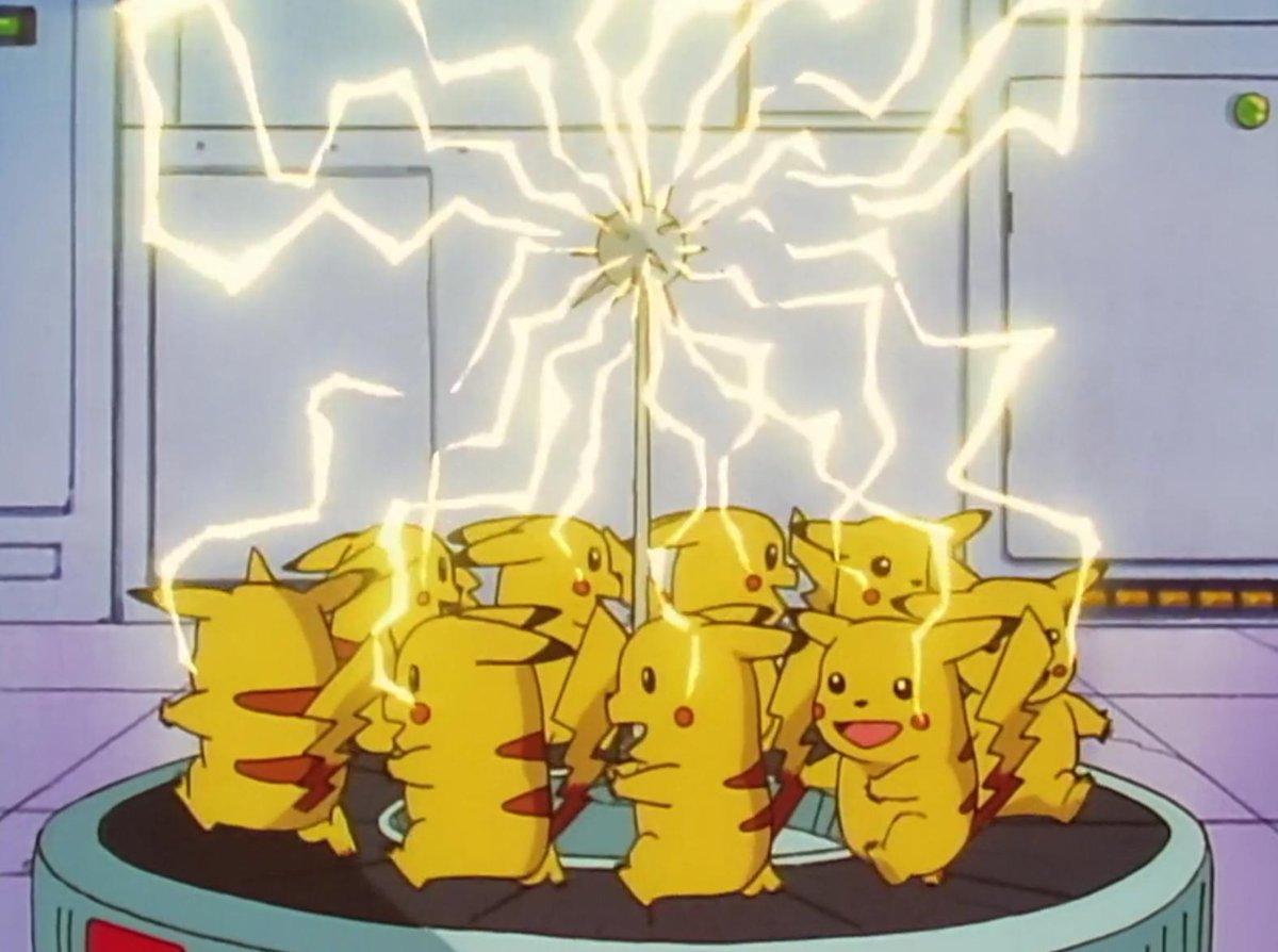 Pikachu sức mạnh Pokémon 