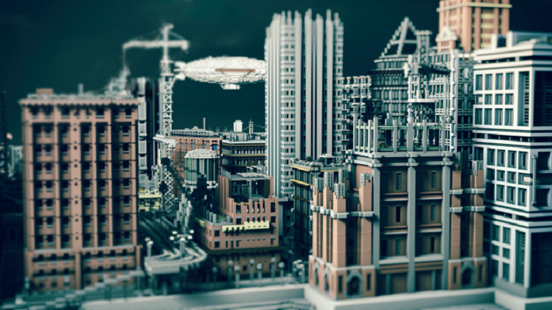 'Fan cứng' Minecraft tạo ra thành phố mang tính biểu tượng của phim Batman