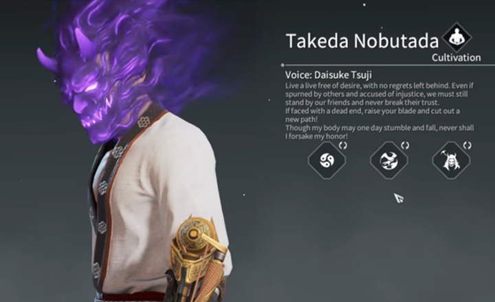 Trưởng nhóm Sản xuất Naraka: Bladepoint: 'Takeda Nobutada là chiến binh dị biệt, với 1 con quỷ cư trú bên trong'