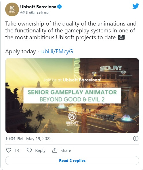 Beyond Good and Evil 2 là một trong những trò chơi tham vọng nhất của Ubisoft
