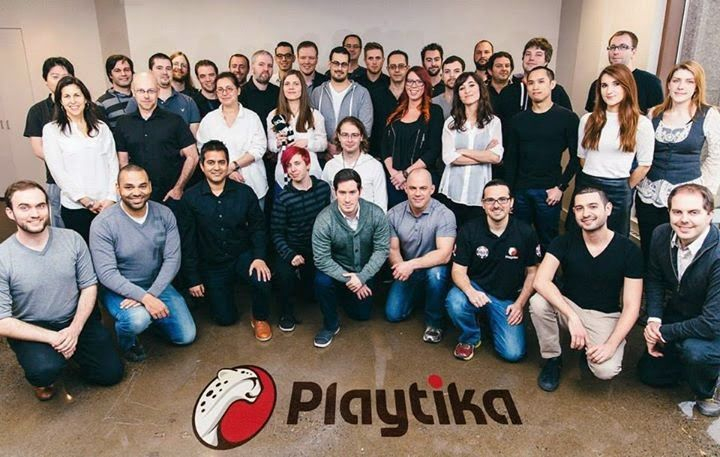 Những thành viên công ty Playtika tại Canada.