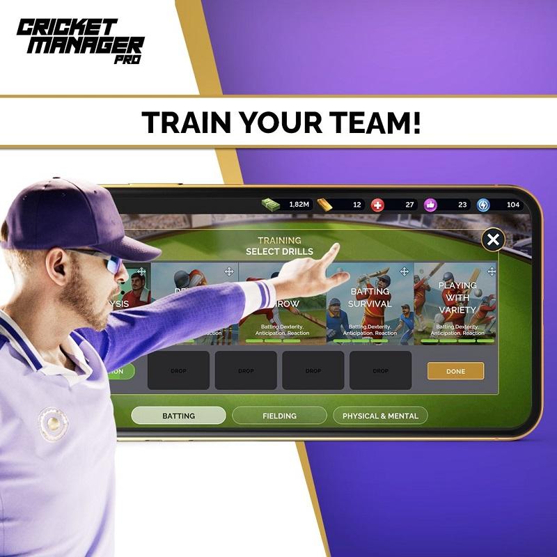 Cricket Manager Pro 2022 cho phép bạn trở thành huấn luyện viên chuyên nghiệp.
