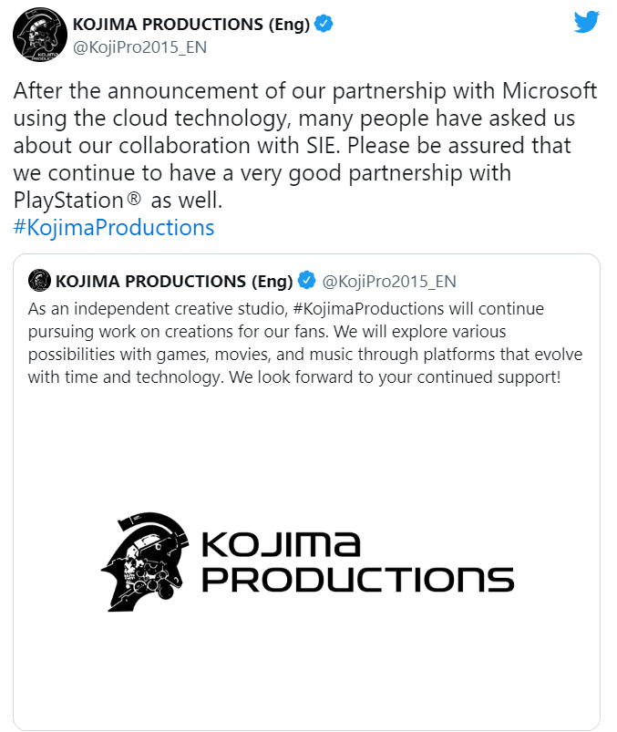 Kojima Productions khẳng định vẫn có mối quan hệ ‘rất tốt’ với PlayStation