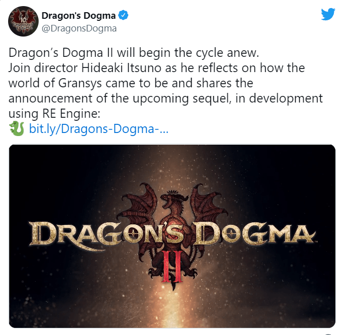 Capcom chính thức hé lộ Dragon’s Dogma 2