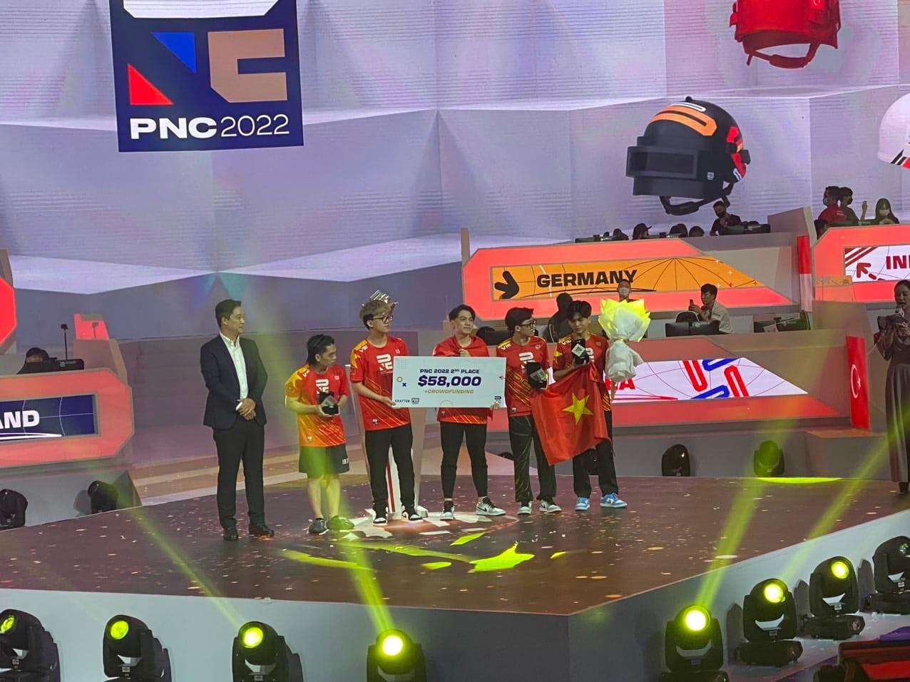 Giải thưởng 58.000 USD của Việt Nam.